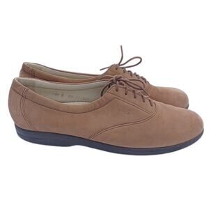 SAS Tripad Comfort Oxfords Women's 10.5 Narrow Tan Suede School Teacher Fall